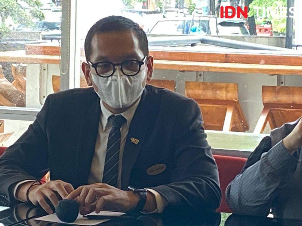 Wedding Expo 2022 bertajuk Ngeri Ngeri Cinta dengan tagline Aku Berani Karena Kamu di Hotel Santika Dyandra Medan (IDN Times/Indah Permata Sari)