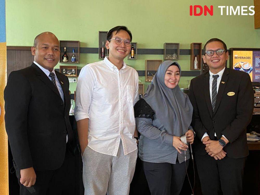 Wedding Expo 2022 bertajuk Ngeri Ngeri Cinta dengan tagline Aku Berani Karena Kamu di Hotel Santika Dyandra Medan (IDN Times/Indah Permata Sari)