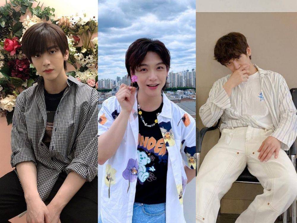 ide OOTD dengan kemeja ala Kim Jae Hyun N.Flying (instagram.com/_.kimjaehyun._)