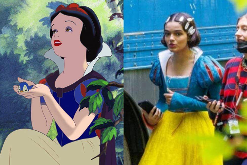 cuplikan Snow White and the Seven Dwarfs (1937) dan Snow White (2024) (IMDb.com)