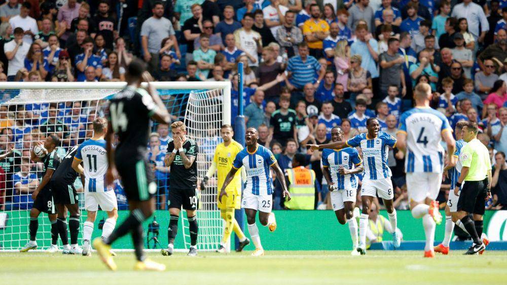 Leicester City dibantai Brighton 5-2. (premierleague.om)
