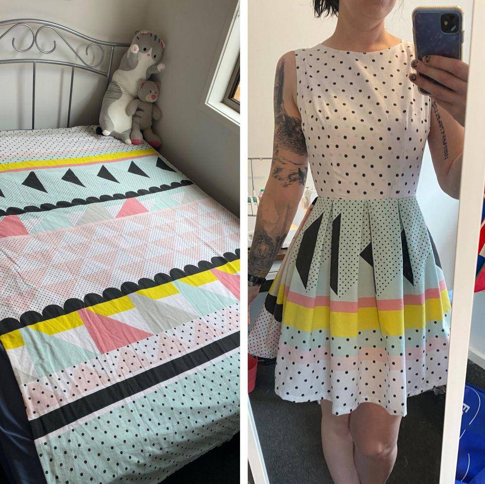 potret baju dari bahan sekitar (reddit.com/user/jelly5131)