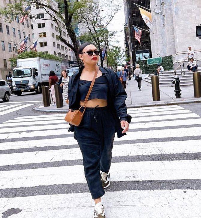 Wanda Hara di NYFW 2022 (instagram.com/wanda_haraa)