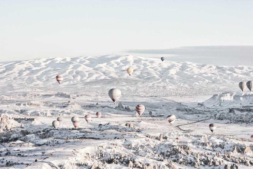 5 Tempat Wisata Musim Dingin di Turki, Cappadocia Jadi Berbeda!