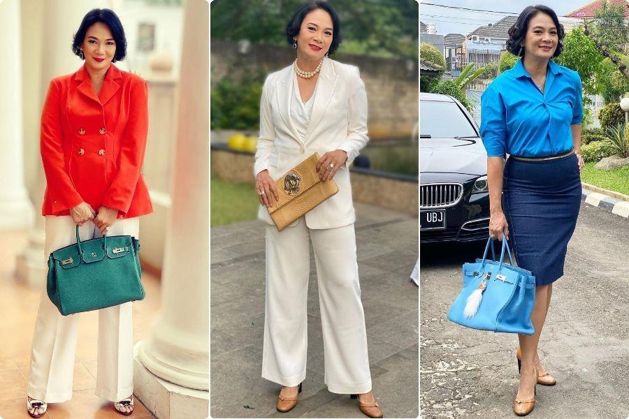 12 Inspirasi Office Look ala Artis Senior Dian Nitami, Like a Boss!