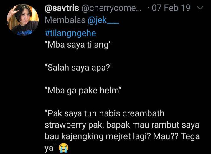 cerita receh kena tilang (twitter.com/@cherrycome0n))