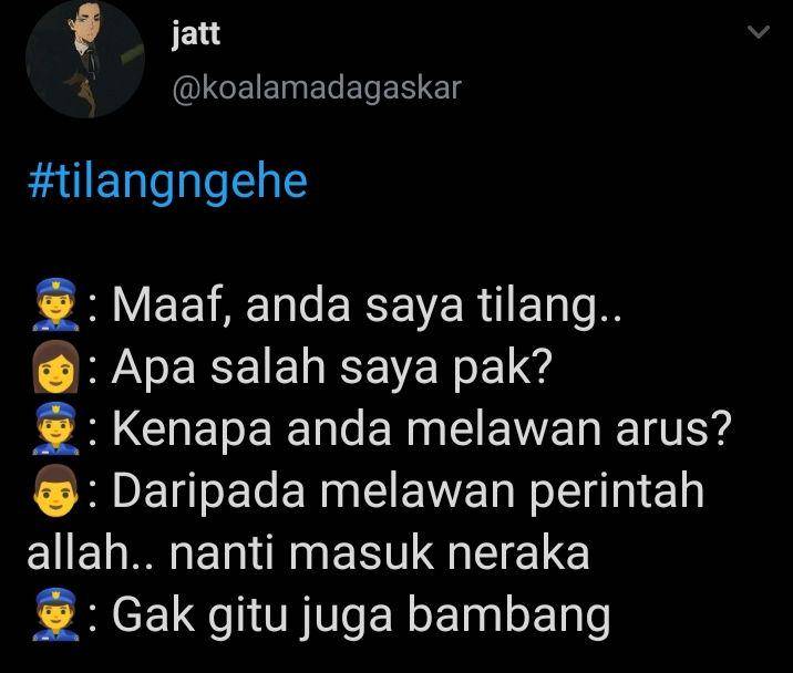 cerita receh kena tilang (twitter.com/@koalamadagaskar)