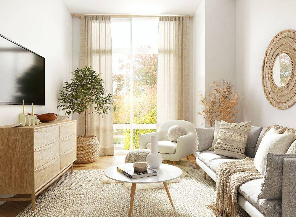 Ruangan Modern Minimalis dengan Karpet (unsplash.com/Spacejoy)