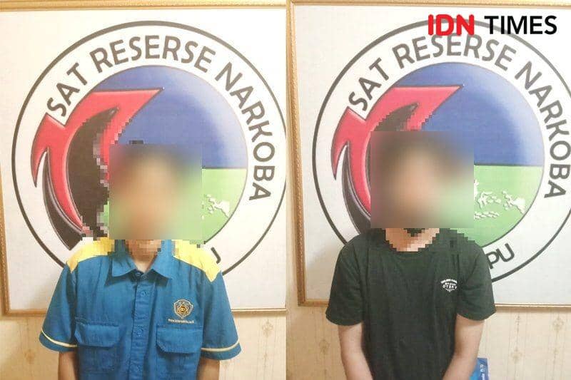 Tersangka WS dan ZA (IDN Times/Ervan)