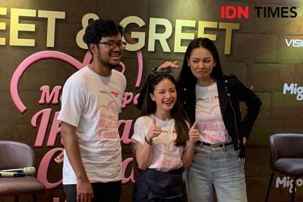 meet and greet pemeran serial Mengejar Ikatan Cinta (dok. IDN Times/Rafifa Shabira)