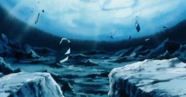 Komet Camori mulai menabrak planet New Vegeta ( Dok. Toei Animation / Dragon Ball Z )