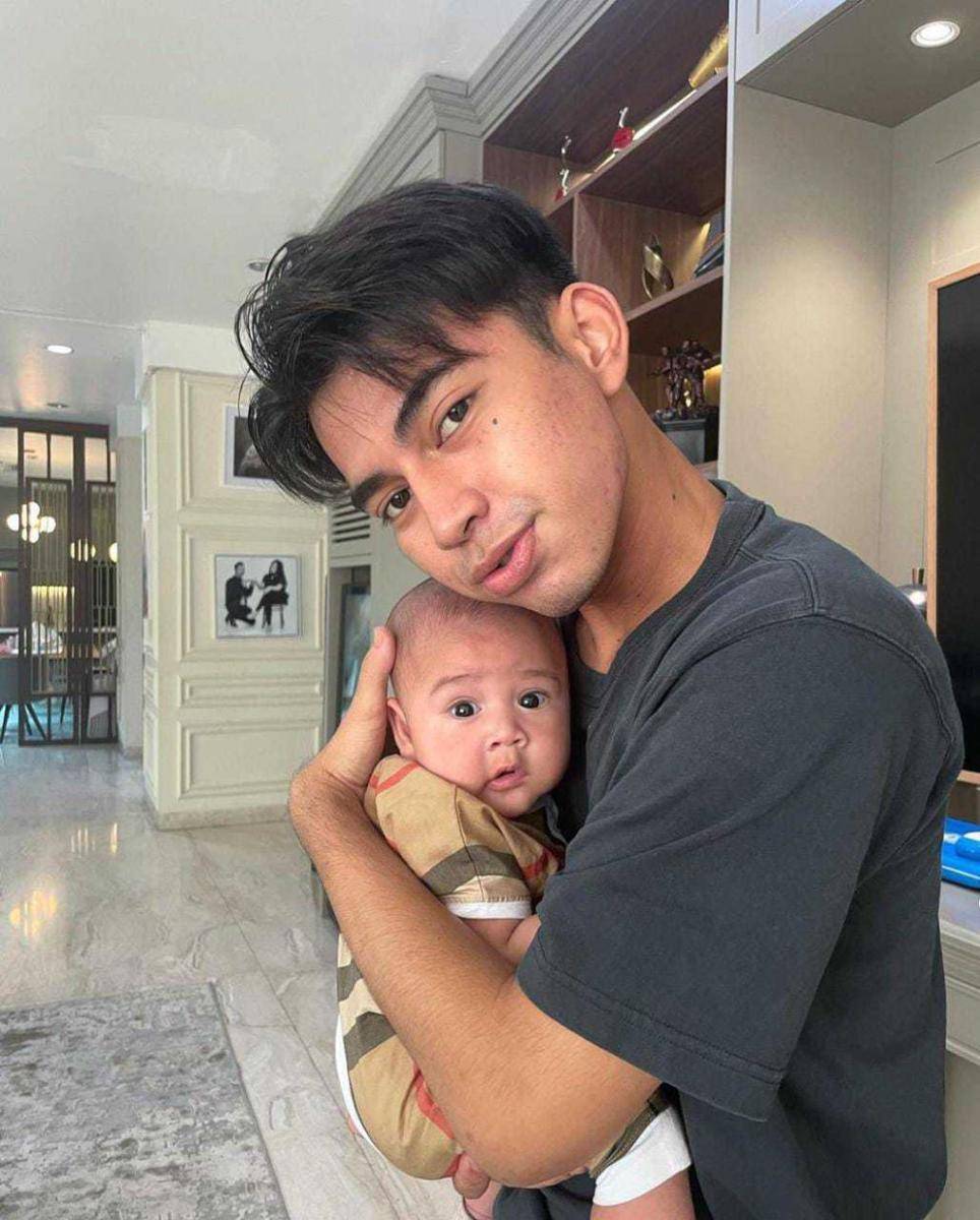 Seleb dan Rayyanza (instagram.com/dimas_baam)
