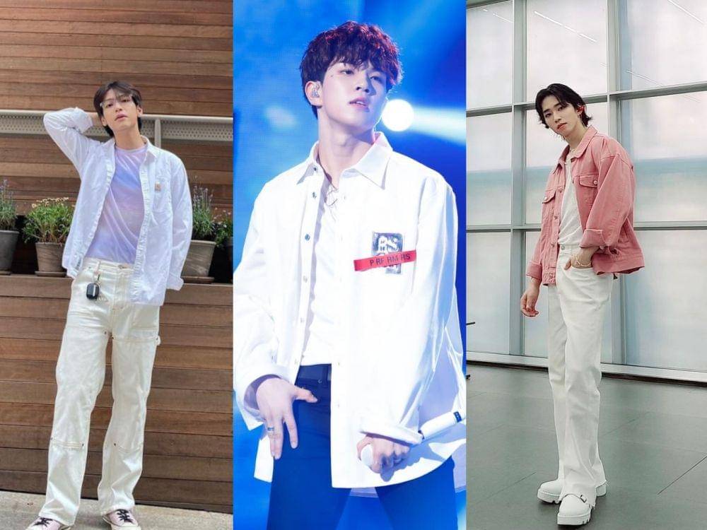 OOTD nuansa putih ala member N.Flying (instagram.com/_.kimjaehyun._ | instagram.com/hweng_star | instagram.com/9_6_meng22)