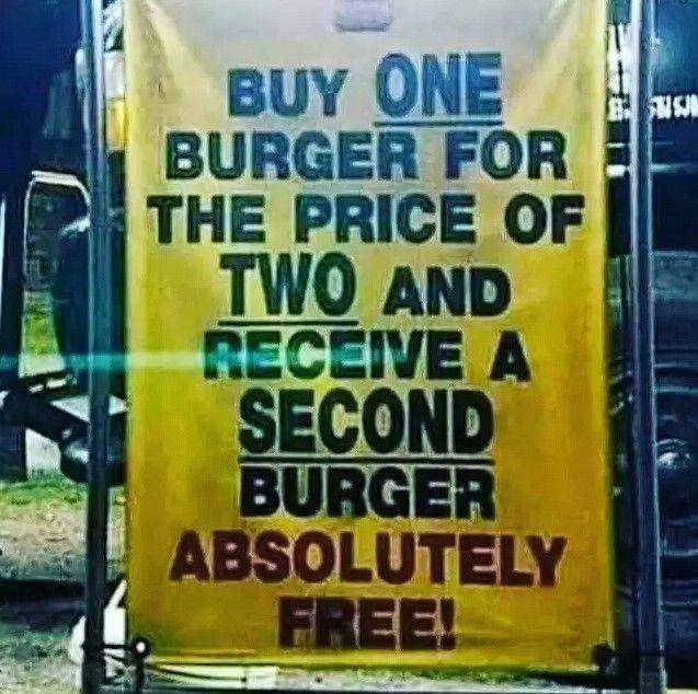 ide penjual biar terlihat murah (twitter.com/nocontextwarung)