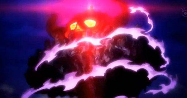 Onigashima melayang ( Dok. Toei Animation / One Piece )