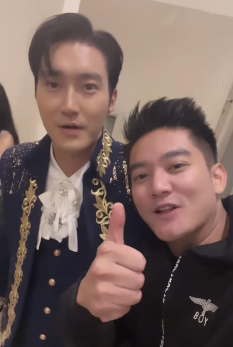 momen Boy William nonton konser Super Junior (instagram.com/boywilliam17)