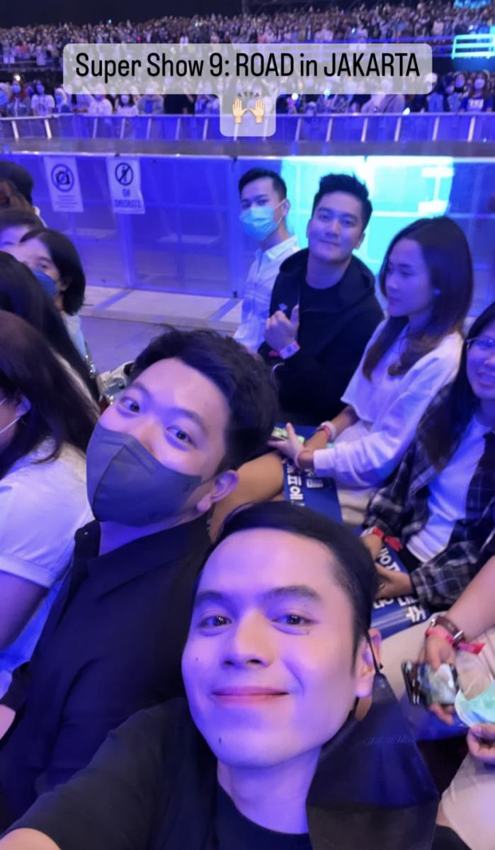 momen Boy William nonton konser Super Junior (instagram.com/ibrahimdenny)