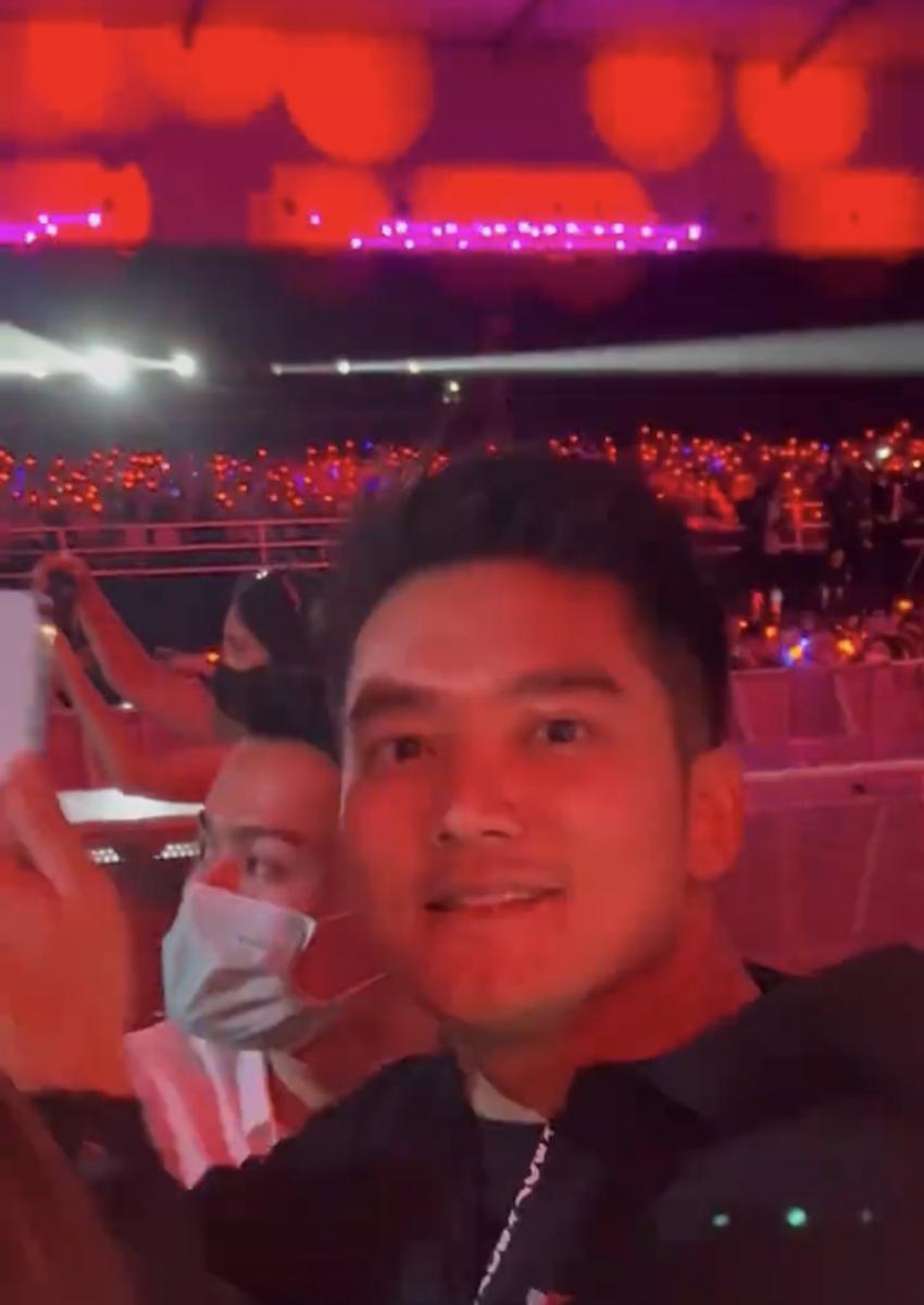 momen Boy William nonton konser Super Junior (instagram.com/ibrahimdenny)