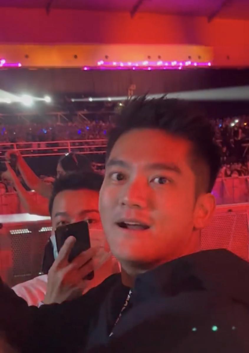 momen Boy William nonton konser Super Junior (instagram.com/ibrahimdenny)