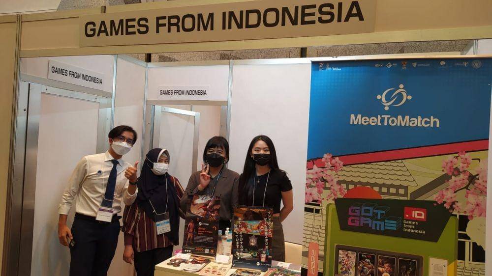 Salah satu booth developer game indonesia di TGS 2022 (duniaku.com/Istimewa)