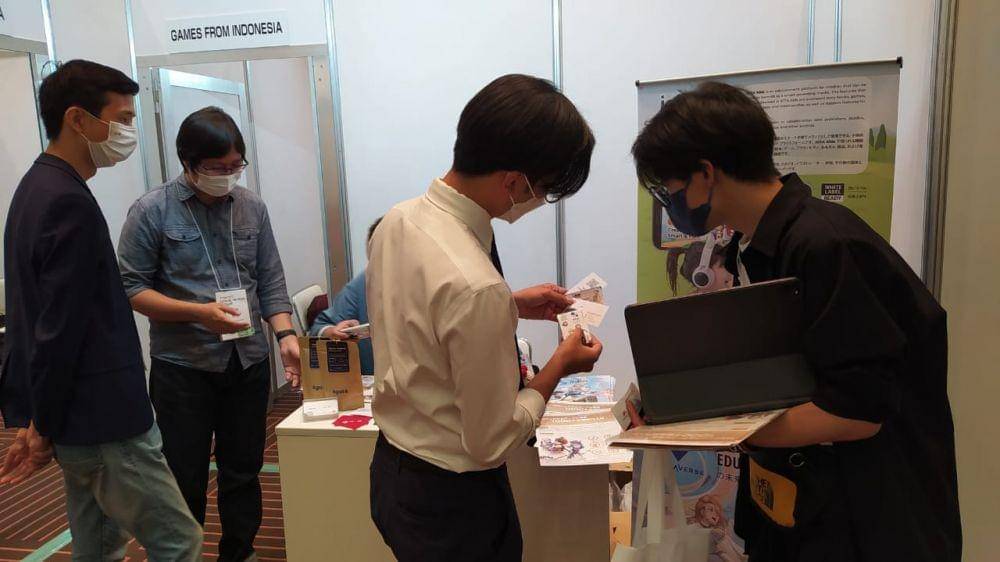 Salah satu booth developer game indonesia di TGS 2022 (duniaku.com/Istimewa)