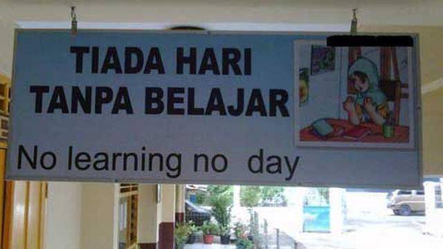 kesalahan bahasa Inggris di sekolah (twitter.com/fbreceh)