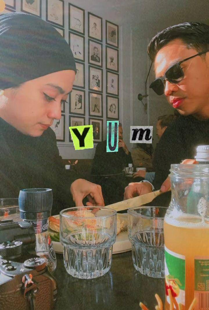 Potret Ayudia dan Ditto saat beli makanan. Instagram.com/ayudiac