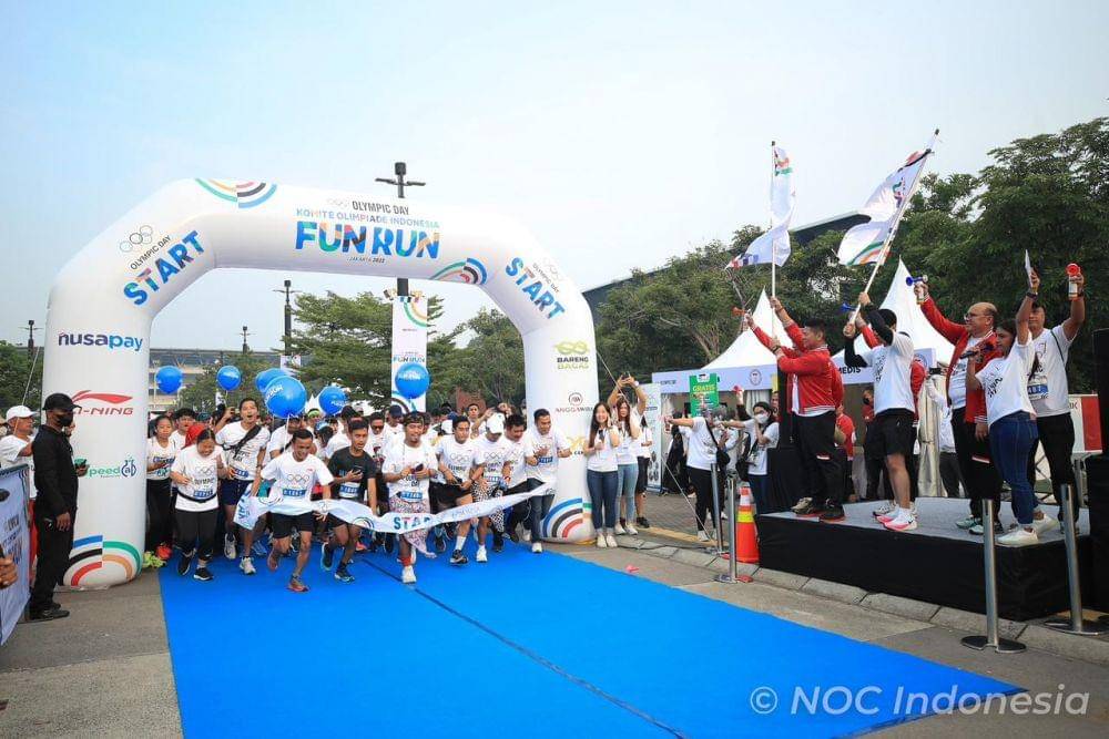 Olympic Day Fun Run 2022. (Dok. NOC Indonesia)