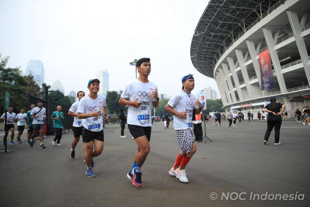 Olympic Day Fun Run 2022. (Dok. NOC Indonesia)