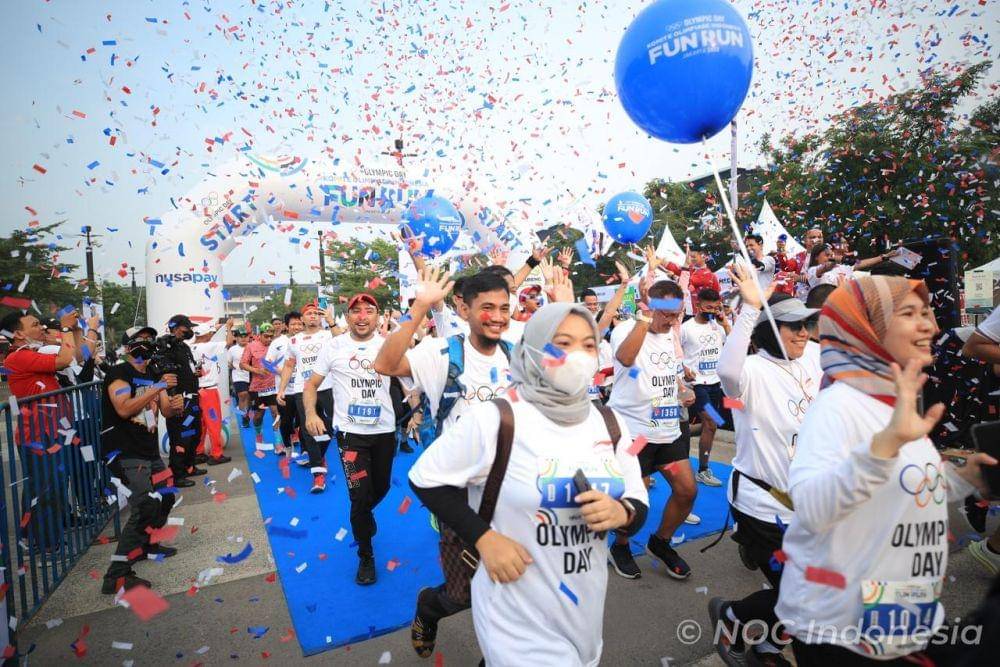 Olympic Day Fun Run 2022. (Dok. NOC Indonesia)