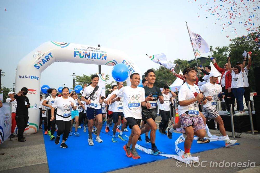 Olympic Day Fun Run 2022. (Dok. NOC Indonesia)