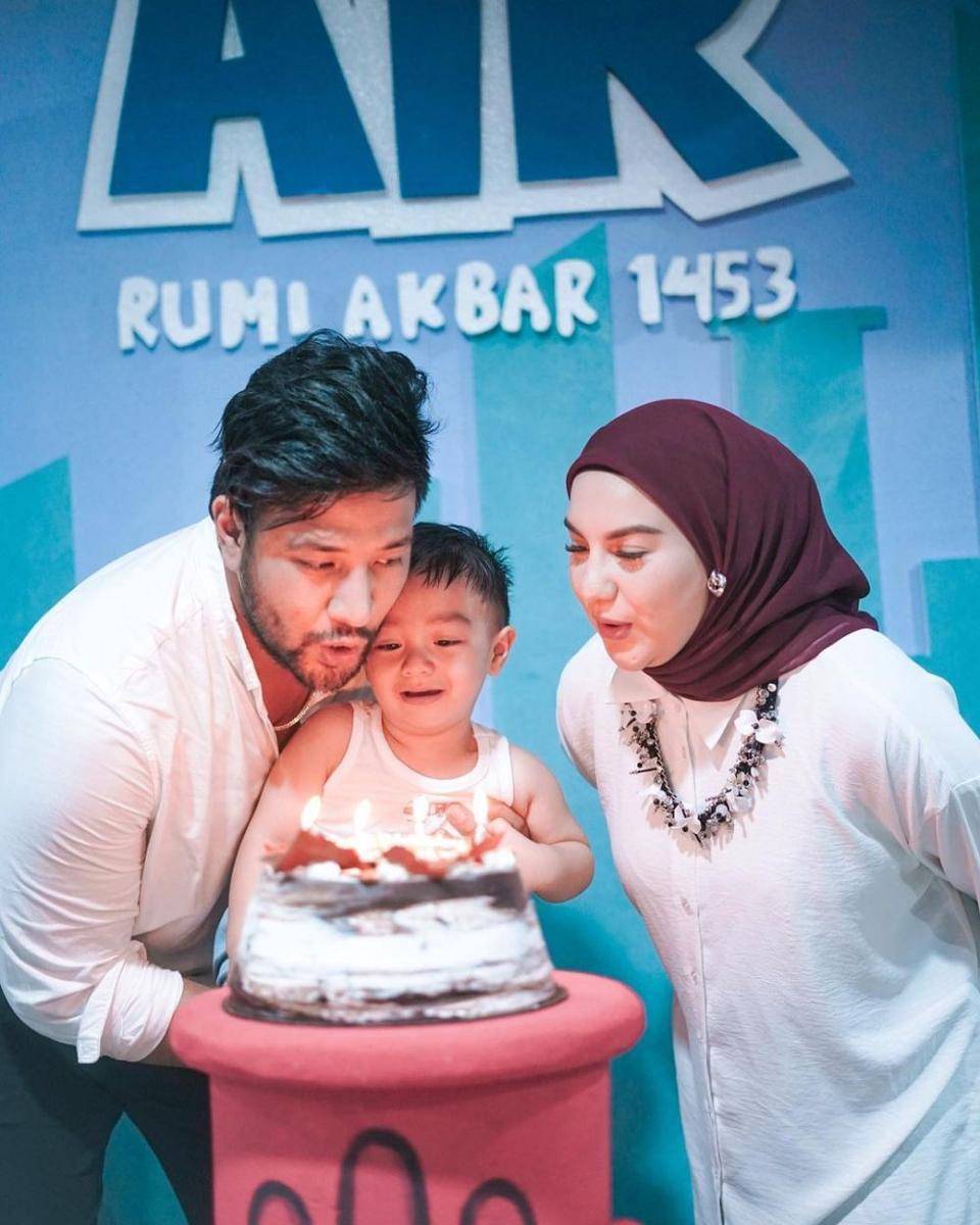 ulang tahun kedua Air (instagram.com/_irishbella_)