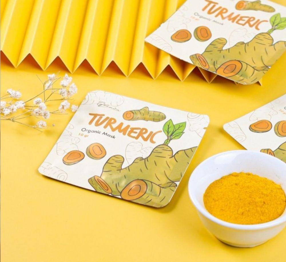 Lea Gloria Turmeric Organic Mask (tokopedia.com/Sachi Beaute)