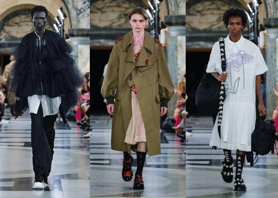 Koleksi Fashion dari Simone Rocha di London Fashion Week Spring/Summer 2023 (Instagram.com/simonerocha_)