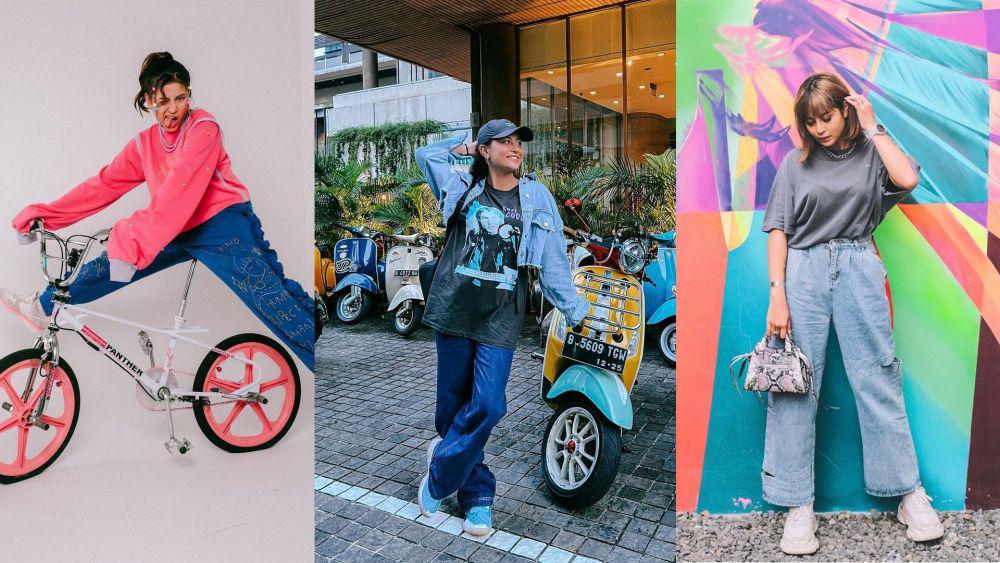 9 Tampilan Boyish Awkarin yang Selalu Keren!