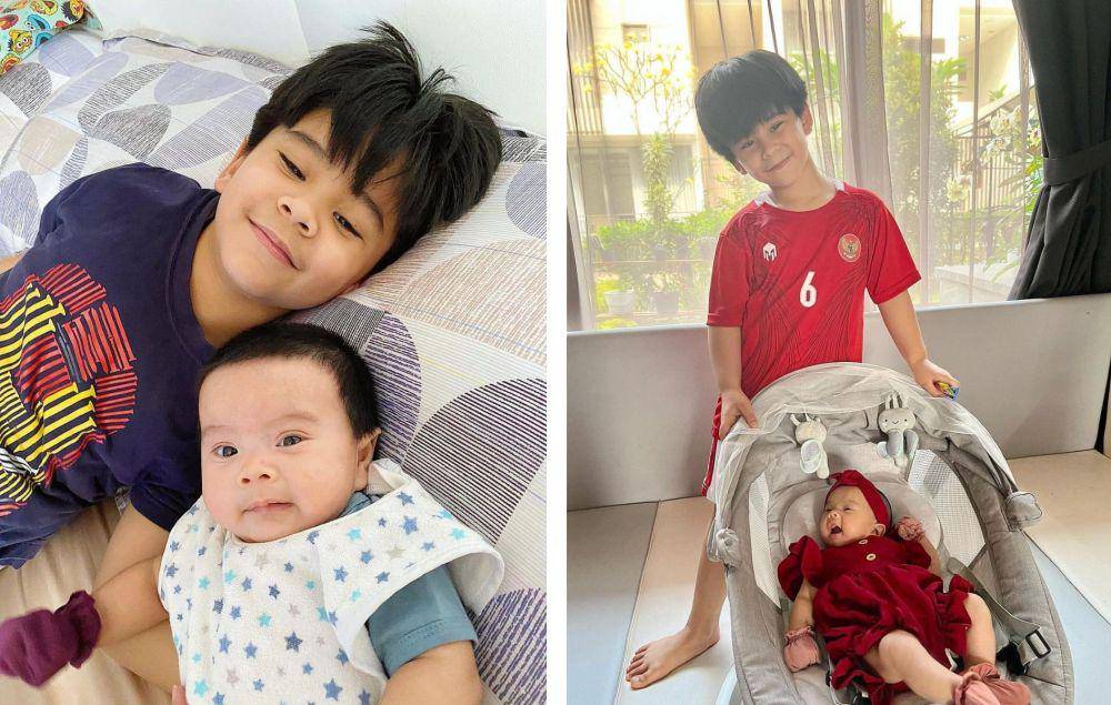 potret Mikhail Zayn Muhsin dan Mikhaila Zeline Muhsin (instagram.com/eriskarein)