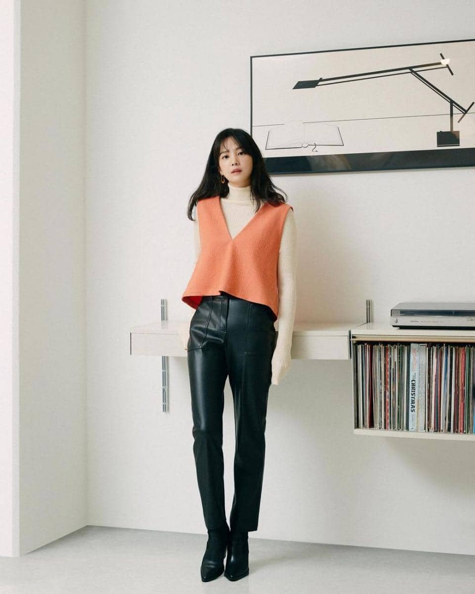 OOTD colorful ala Yoon Seung Ah (instagram.com/doflwl)