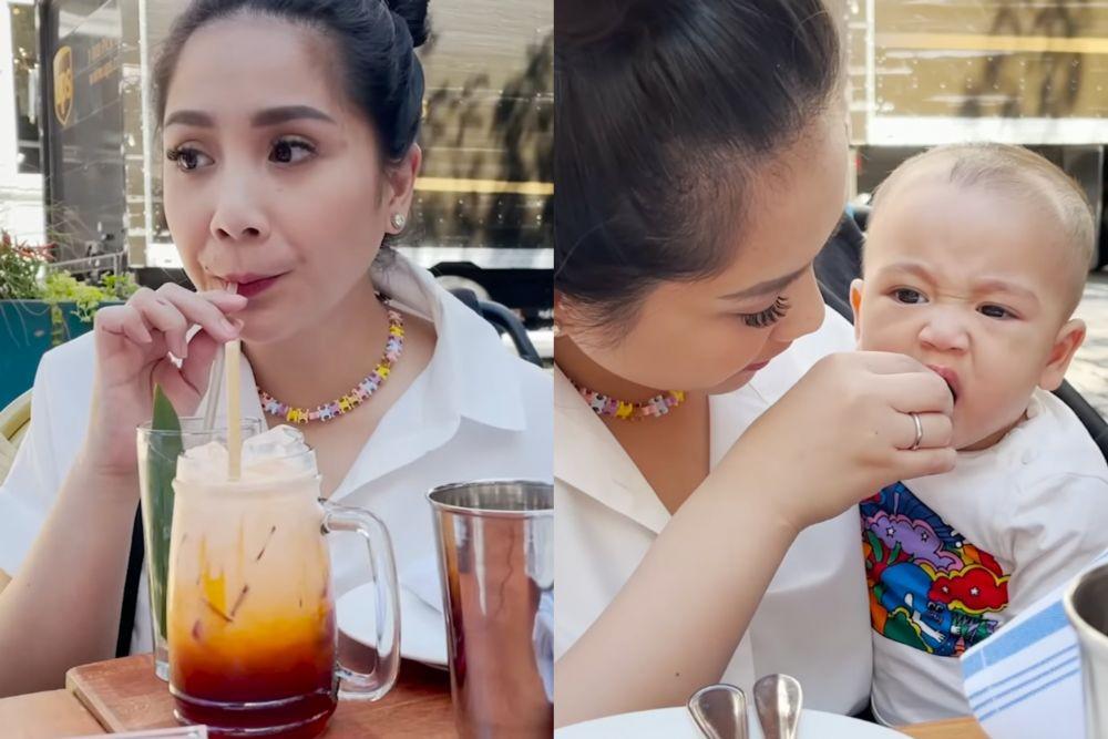 10 Momen Nagita Slavina Kulineran di New York, Lahap Banget