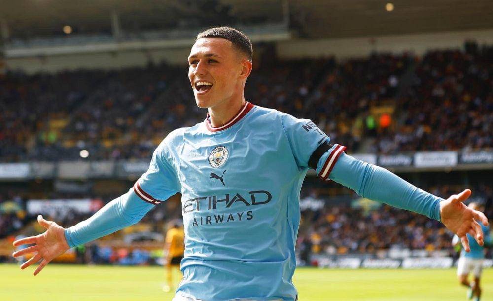 Phil Foden bermain bersama Manchester City. (twitter.com/PhilFoden)