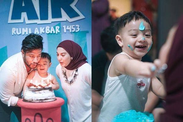 ulang tahun kedua Air (instagram.com/_irishbella_)