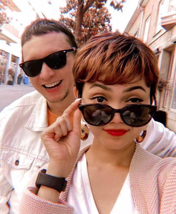 Rina Nose dan suami (Instagram.com/rinanose16)