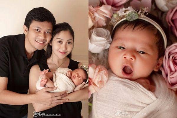10 Pemotretan Newborn Baby Mika Anak Winona Willy, Jadi Kupu-kupu