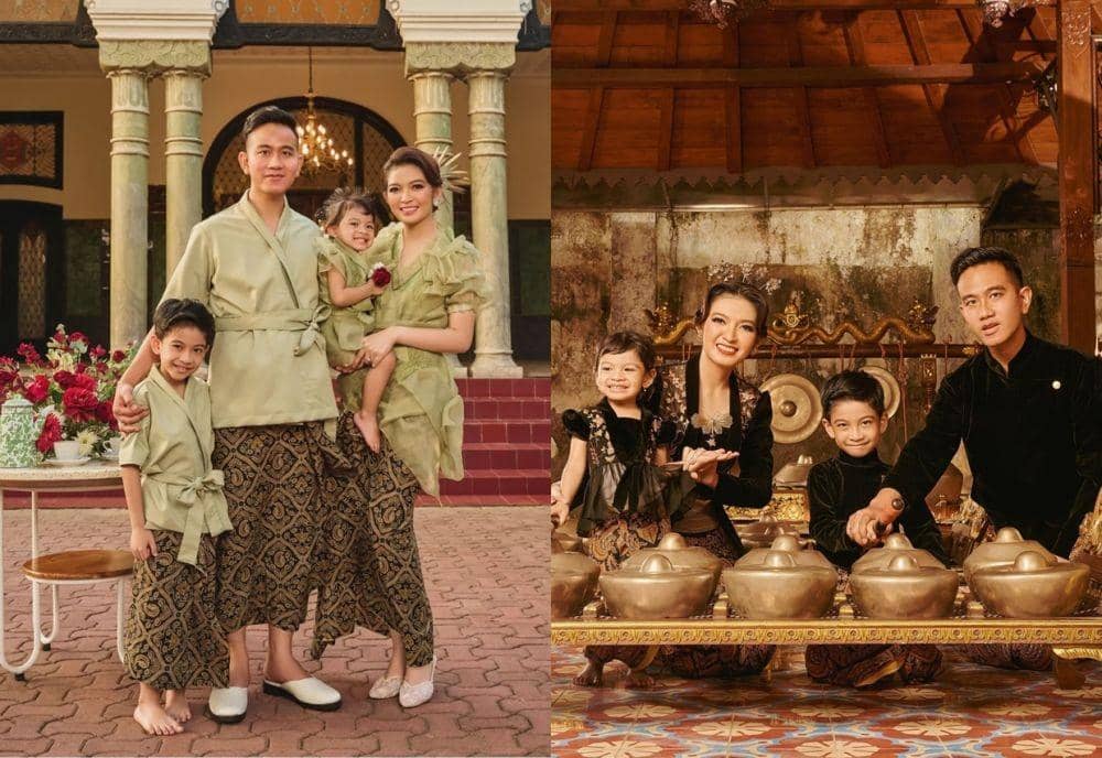 9 Ide Foto Keluarga ala Walikota Solo, Campuran Klasik Modern