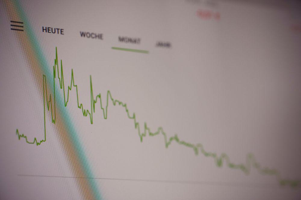 ilustrasi grafik pertumbuhan ekonomi (unsplash.com/Markus Spiske)