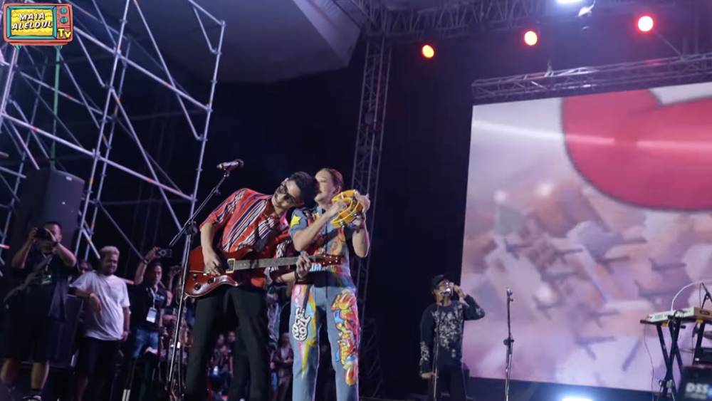 Maia Estianty satu panggung bareng Al, El, dan Dul (YouTube.com/MAIA ALELDULTV)