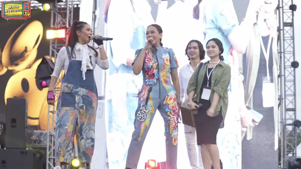 Maia Estianty satu panggung bareng Al, El, dan Dul (YouTube.com/MAIA ALELDULTV)