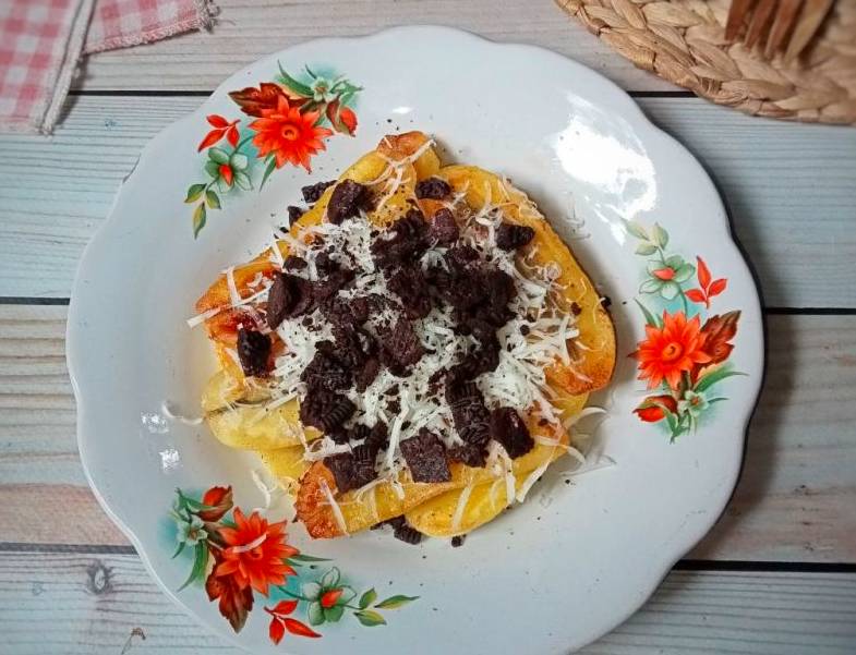 pisang bakar oreo keju (yummy.co.id/Heny Rosita)