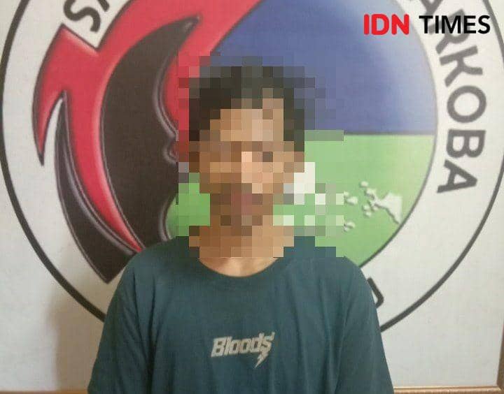Tersangka RU warga Sidrap Sulsel (IDN Times/Ervan)