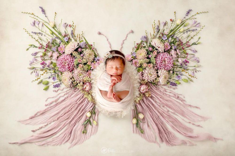 9 Newborn Photoshoot Mikaila, Keponakan Nikita Willy yang Gemesin!