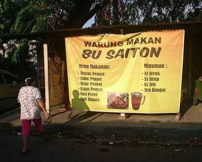 nama warung bertema hantu (Instagram.com/awreceh.id)